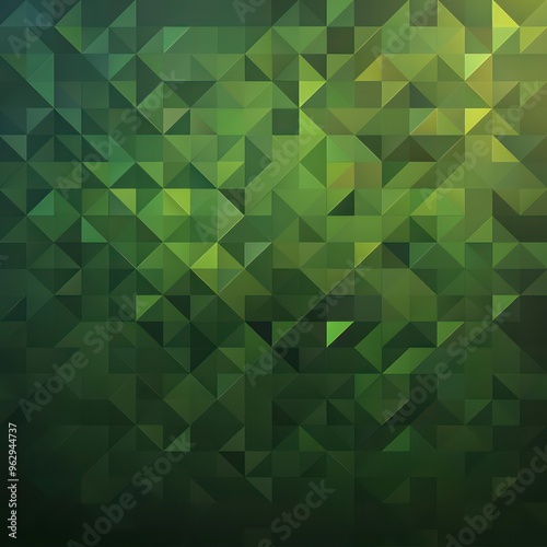 green abstract geometric background