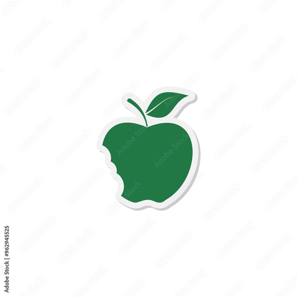Apple fruit icon isolated on transparent background Apple fruit icon isolated on transparent background