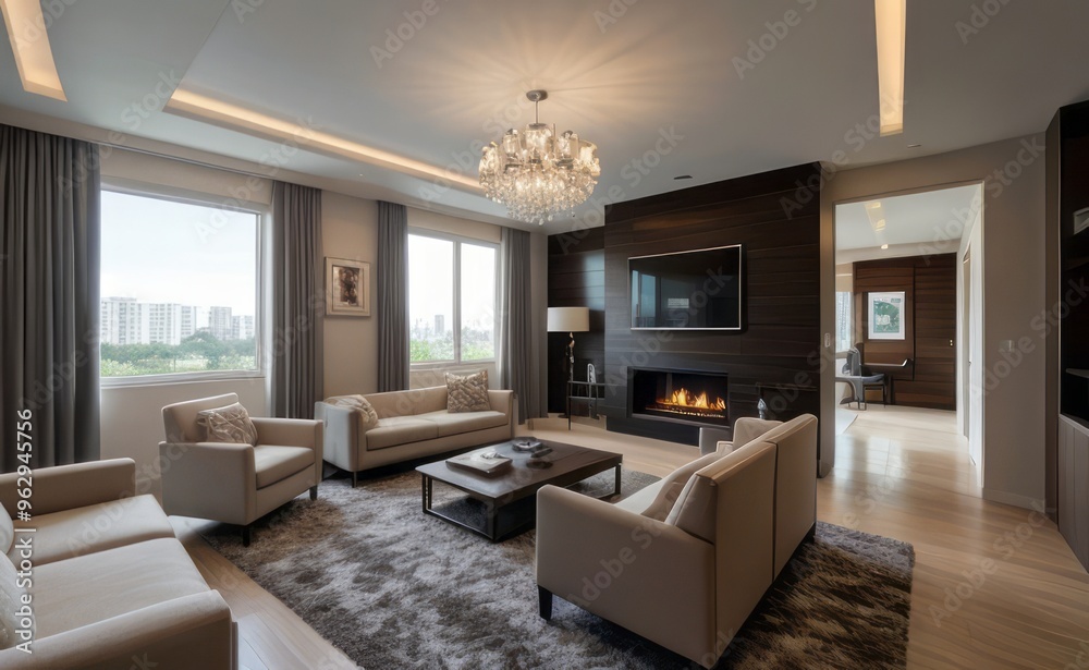 Modern luxury living room interior design Modern luxury living room interior design