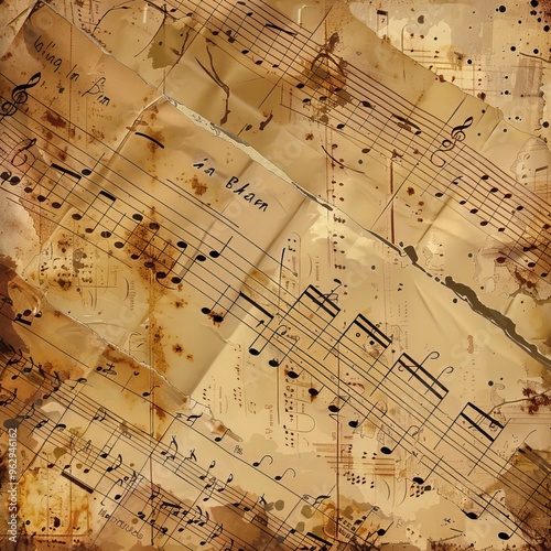Music notes - classic music