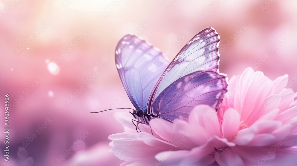 butterfly on pink flower butterfly on pink flower