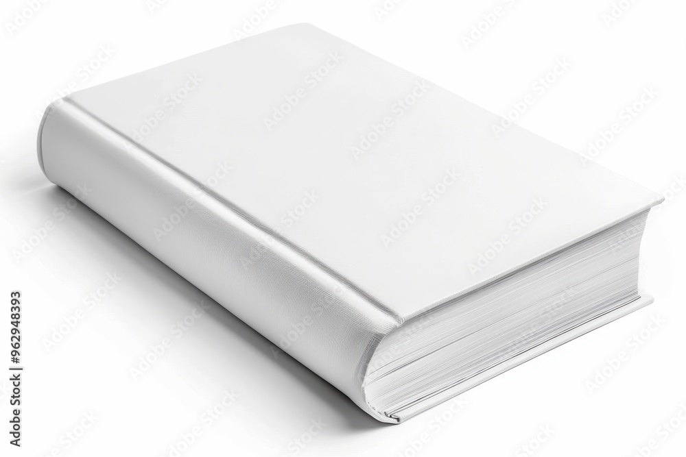 Blank White Hardback Book Mockup Blank White Hardback Book Mockup