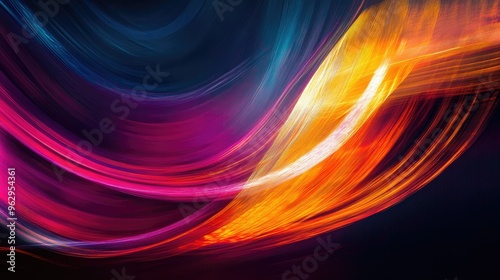 Energetic abstract patterns in vivid display