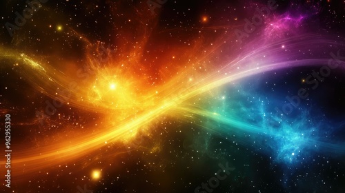 Gleaming cosmic aura backgrounds