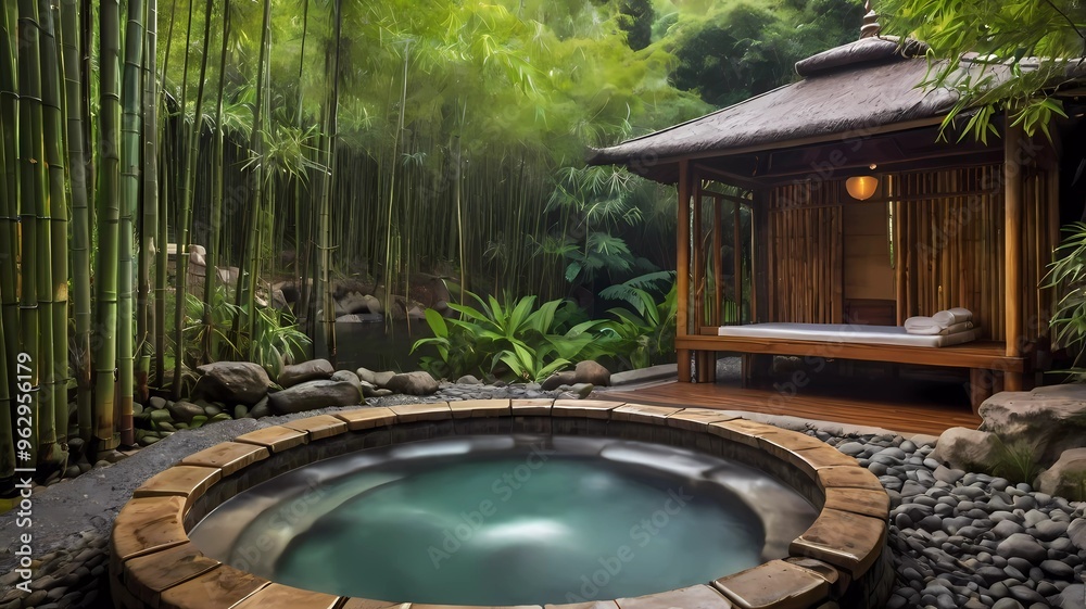 A luxurious spa room with soft candlelight, white towels, and a hot stone massage setup. A luxurious spa room with soft candlelight, white towels, and a hot stone massage setup.