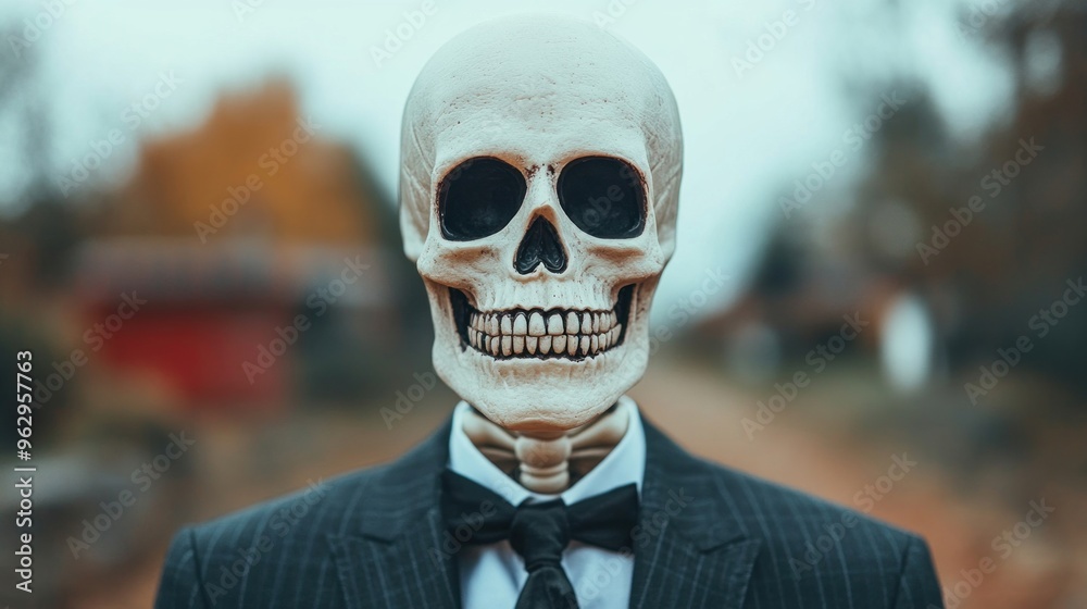 Skeleton in Suit. Skeleton in Suit.