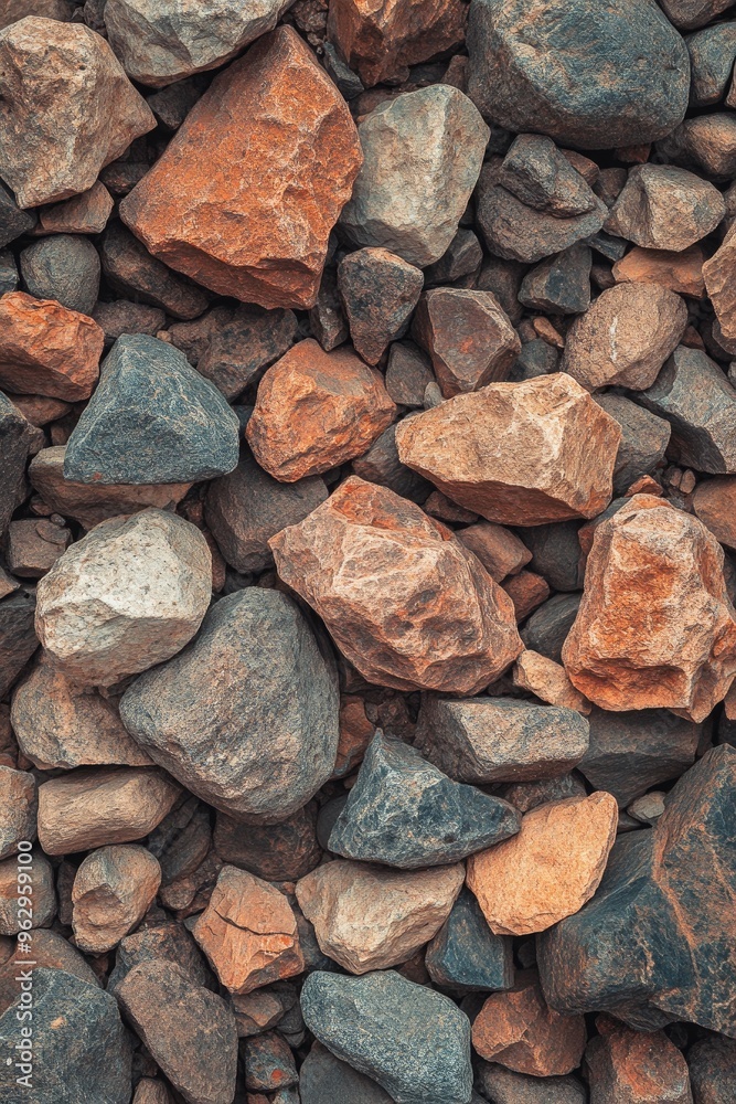 Different colors and textures of rocks creating a natural background Different colors and textures of rocks creating a natural background