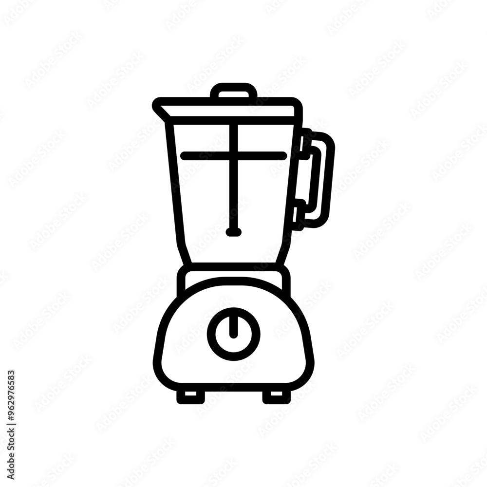 blender icon vector in line style blender icon vector in line style