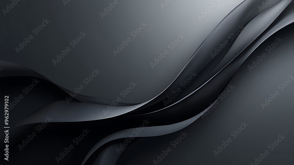 Obraz premium Black grainy gradient background noise texture blurred dark header backdrop poster banner header cover design