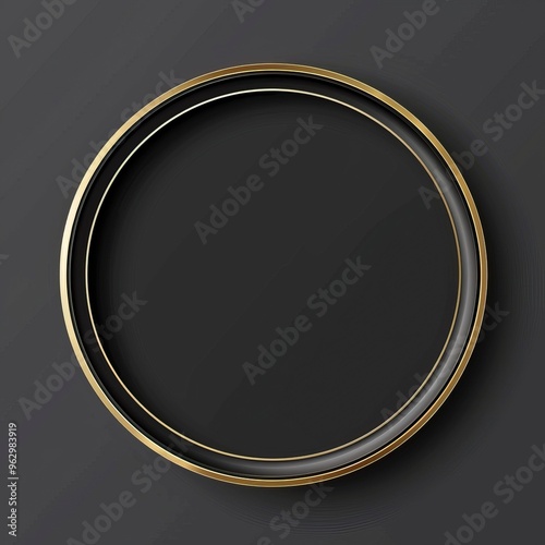 Round frame simple template background