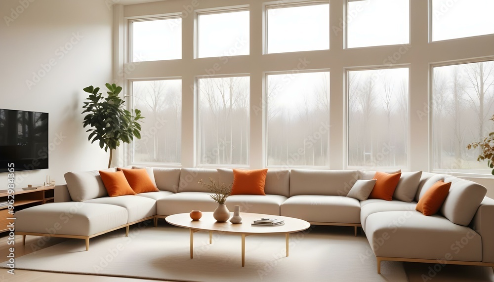 Photo interior modern design room 3d illustration Photo interior modern design room 3d illustration