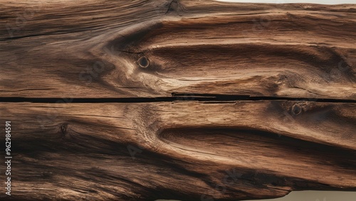 A crack wood texture background.