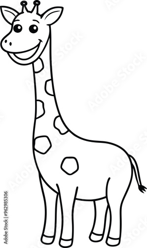 Color the Tallest Giraffe Tales
