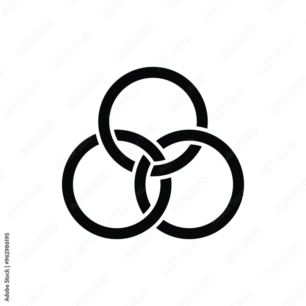 Symmetrical rings vector Symmetrical rings vector