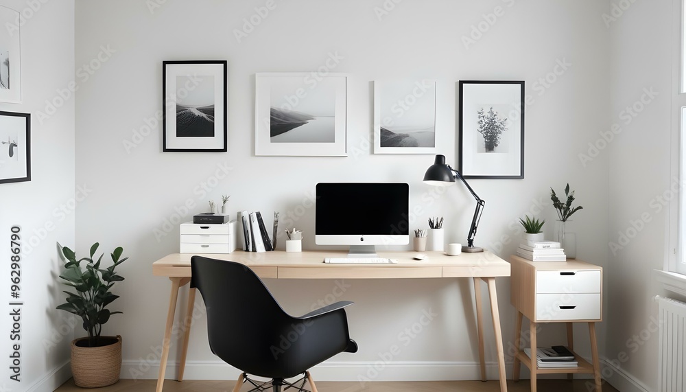 Photo interior modern design room 3d illustration Photo interior modern design room 3d illustration