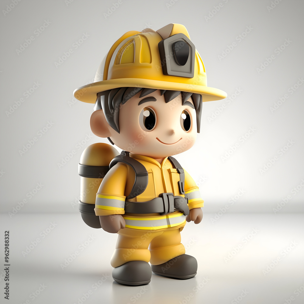 Brave Responder: Firefighter in action Brave Responder: Firefighter in action