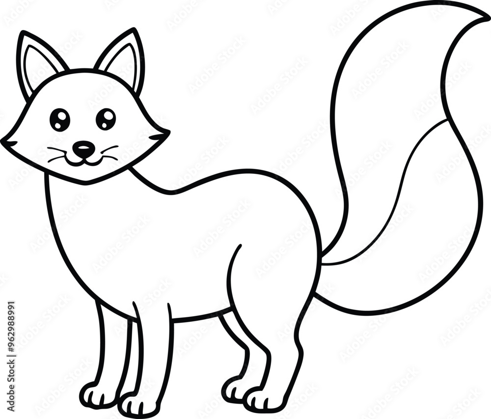 The Laughing Fox with a Huge Tail Coloring Fun
The Laughing Fox with a Huge Tail Coloring Fun