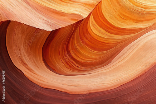 Sandstone, curves and swirls, red and orange graident. Vibrant Sandstone Canyon Textures.