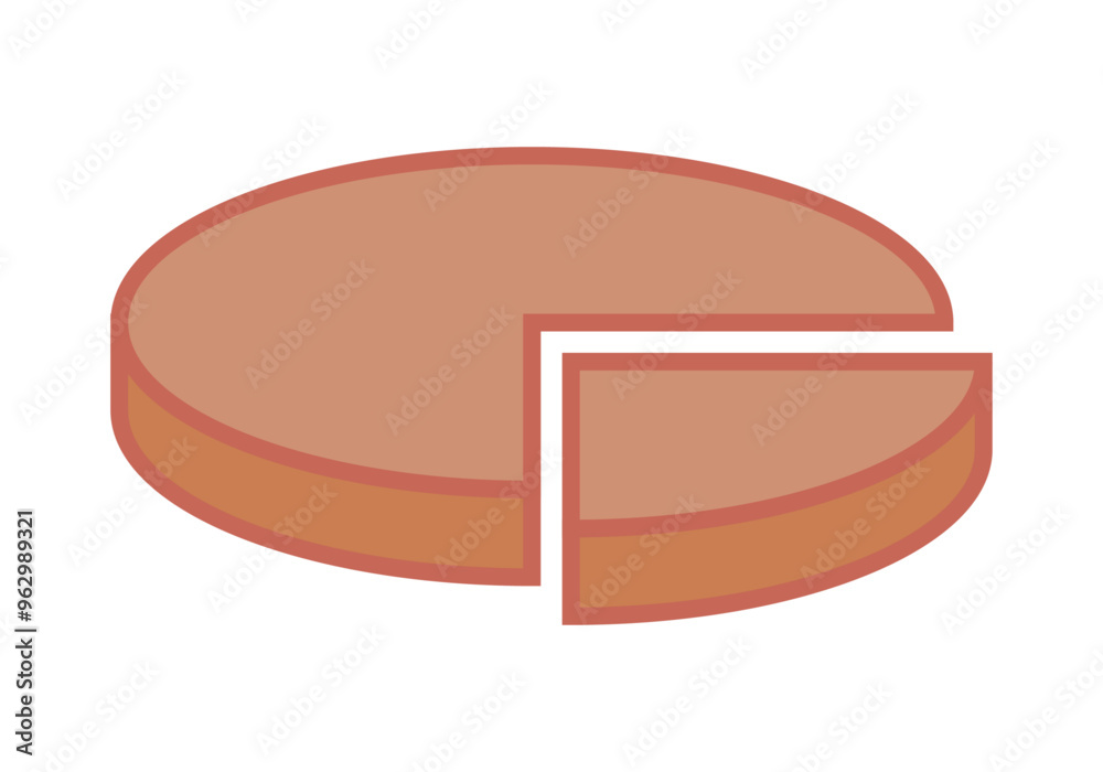 Gráfico de porciones circulares naranja Gráfico de porciones circulares naranja