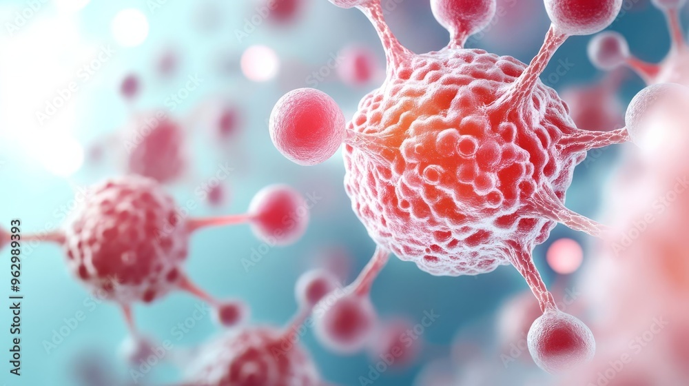 Artificial cell structure with synthetic membranes, microscopic view, synthetic biology Artificial cell structure with synthetic membranes, microscopic view, synthetic biology
