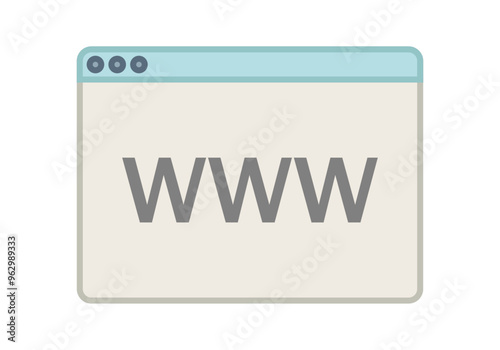 Interfaz de pagina web con tres w