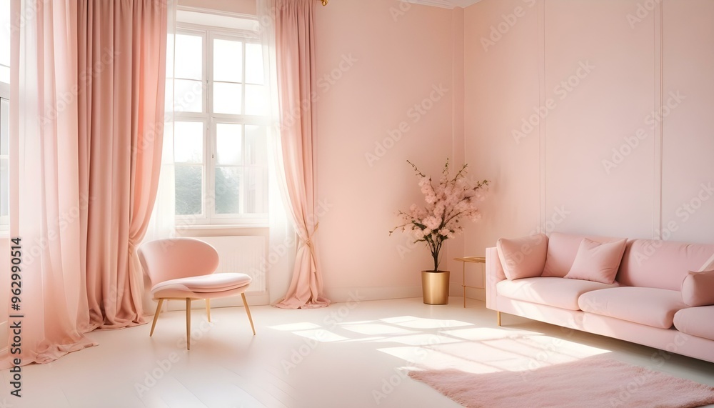 Photo interior modern design room 3d illustration Photo interior modern design room 3d illustration