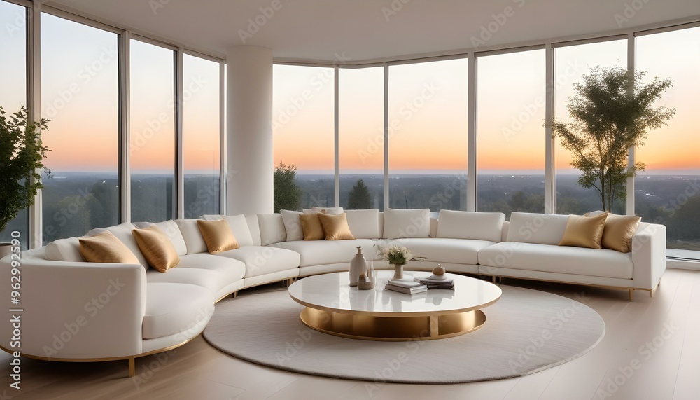 Photo interior modern design room 3d illustration Photo interior modern design room 3d illustration