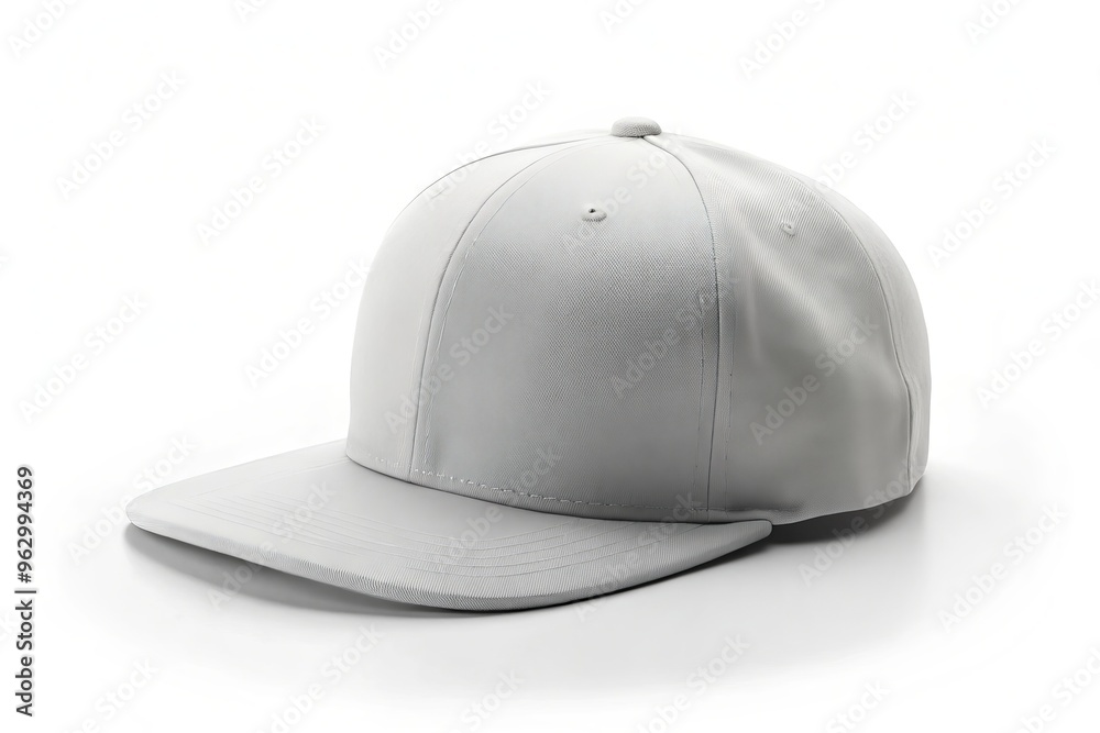 Sleek and understated cap design with a folded brim, placed on a clean white background, awaiting your mark