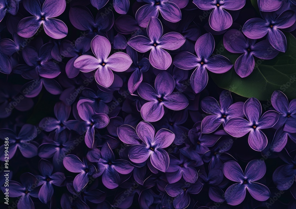 Garden blooming with purple lilacs in spring Garden blooming with purple lilacs in spring