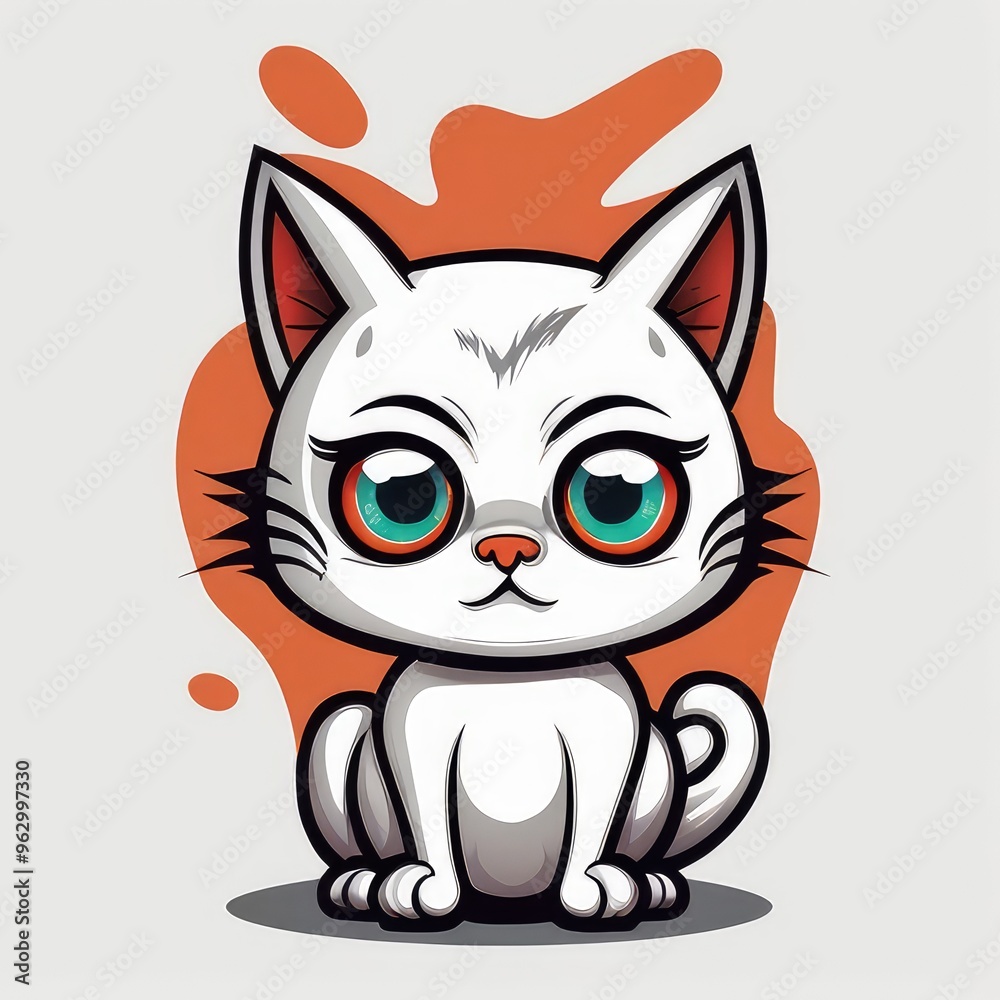 cartoon illustration,angry cat cartoon isolated on white,cat with a smile cartoon illustration,angry cat cartoon isolated on white,cat with a smile