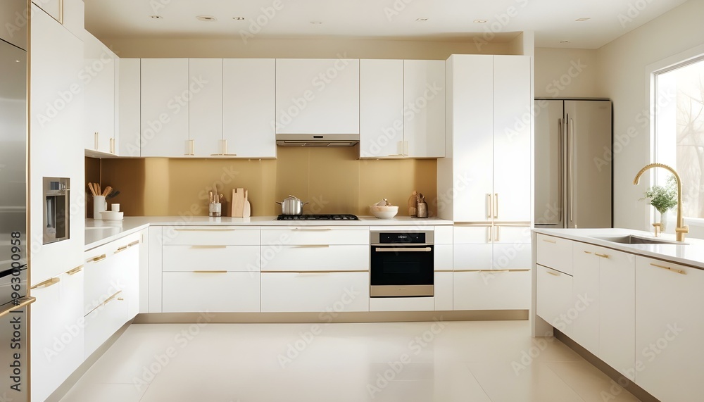 Fototapeta premium Photo interior modern design room 3d illustration