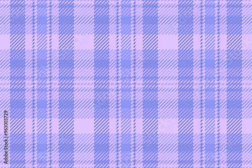 Countryside pattern plaid seamless, calm background vector tartan. Gift card texture textile fabric check in blue and light colors.