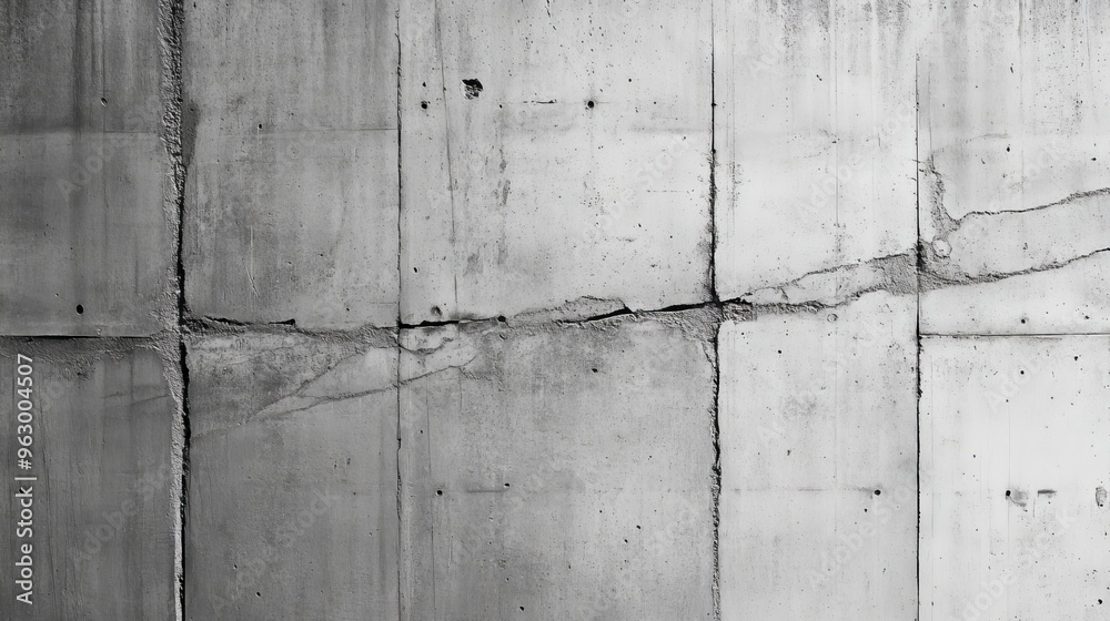 Gray concrete wall with abstract textured surface, perfect for industrial design, modern architecture backgrounds, minimalist decor, and urban construction themes.