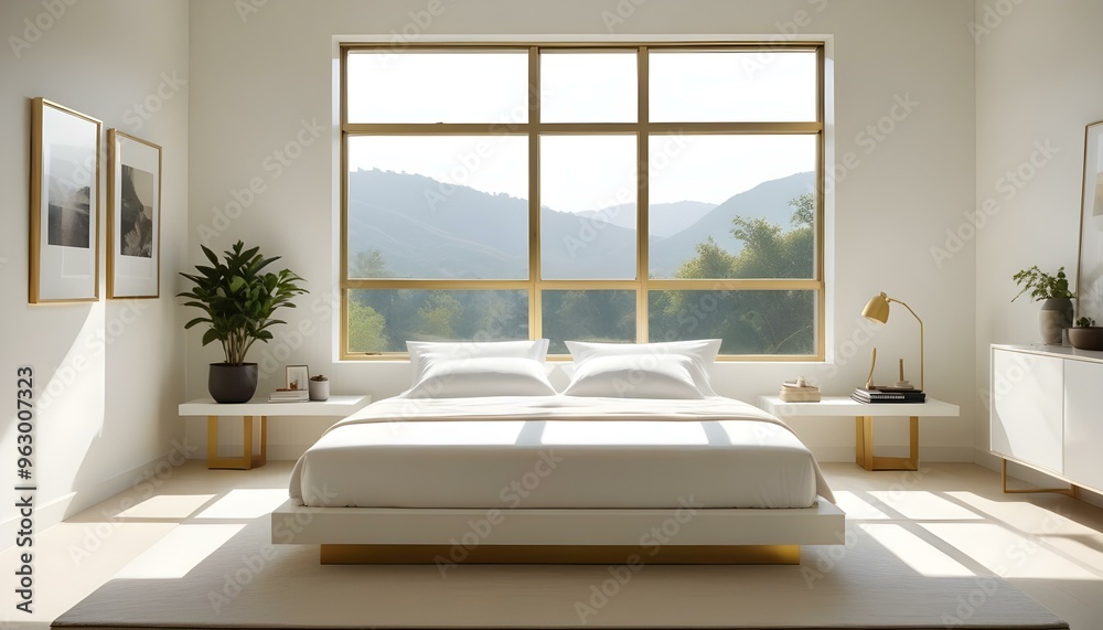 Photo interior modern design room 3d illustration Photo interior modern design room 3d illustration
