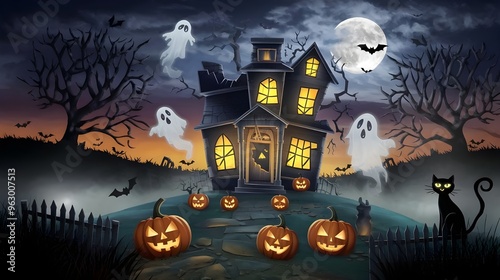 Night of the Haunted Halloween Spirits photo