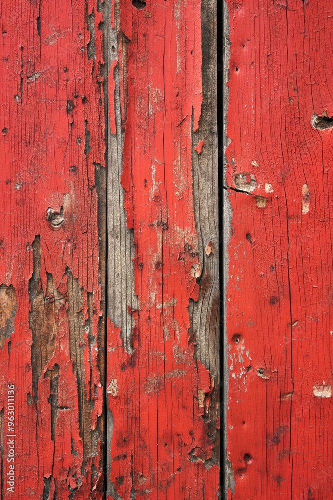 Old weathered wooden planks with reddish-brown color, cracks and peeling paint. Close-up view of worn-out wood surface with unique patterns. Perfect background for rustic or vintage-themed designs. Old weathered wooden planks with reddish-brown color, cracks and peeling paint. Close-up view of worn-out wood surface with unique patterns. Perfect background for rustic or vintage-themed designs.