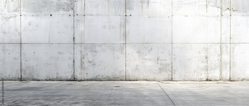 Minimalistic white concrete wall background with smooth texture and subtle surface variations, perfect for modern architecture, interior design projects, industrial-themed visuals, and clean, contempo Minimalistic white concrete wall background with smooth texture and subtle surface variations, perfect for modern architecture, interior design projects, industrial-themed visuals, and clean, contempo