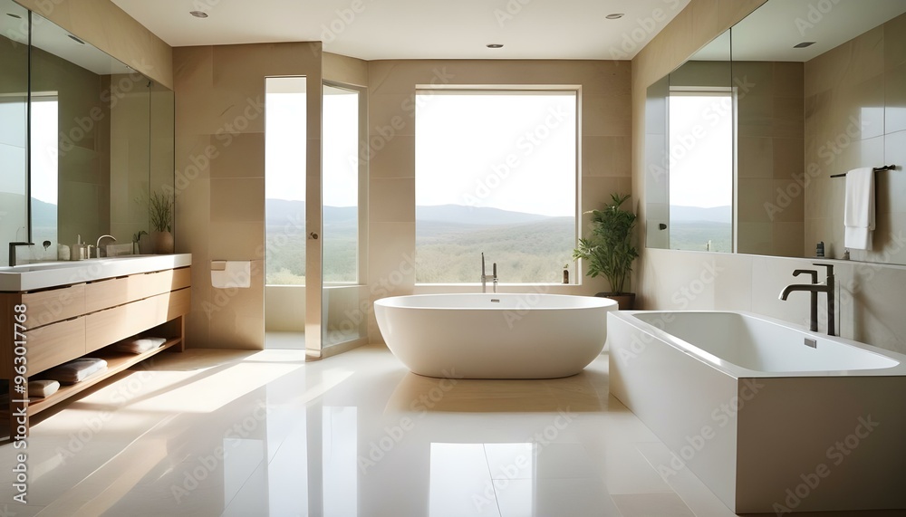 Photo interior modern design room 3d illustration Photo interior modern design room 3d illustration