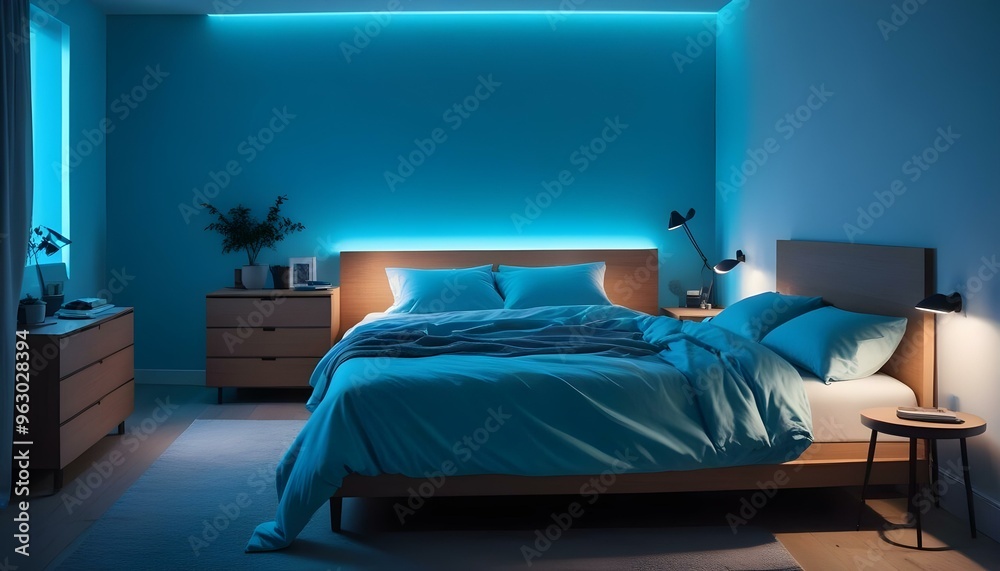 Photo interior modern design room 3d illustration