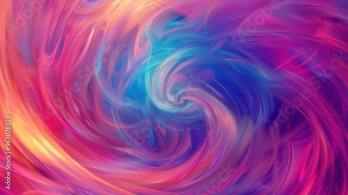 Abstract background featuring a swirling pattern of colors that creates a vibrant sense of motion and energy.