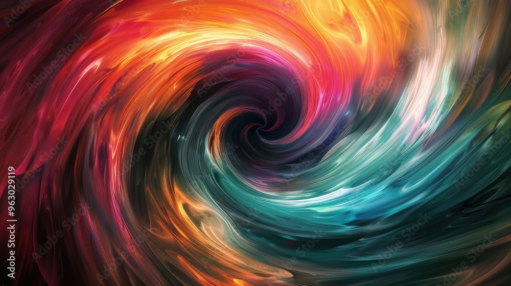 Dynamic abstract design showcasing a colorful swirling pattern, evoking a strong sense of movement and lively energy. Dynamic abstract design showcasing a colorful swirling pattern, evoking a strong sense of movement and lively energy.