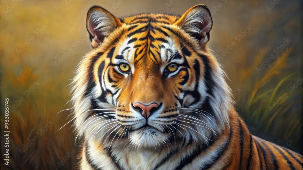 Obraz premium oil painting techniques realism animal portraits fine art
