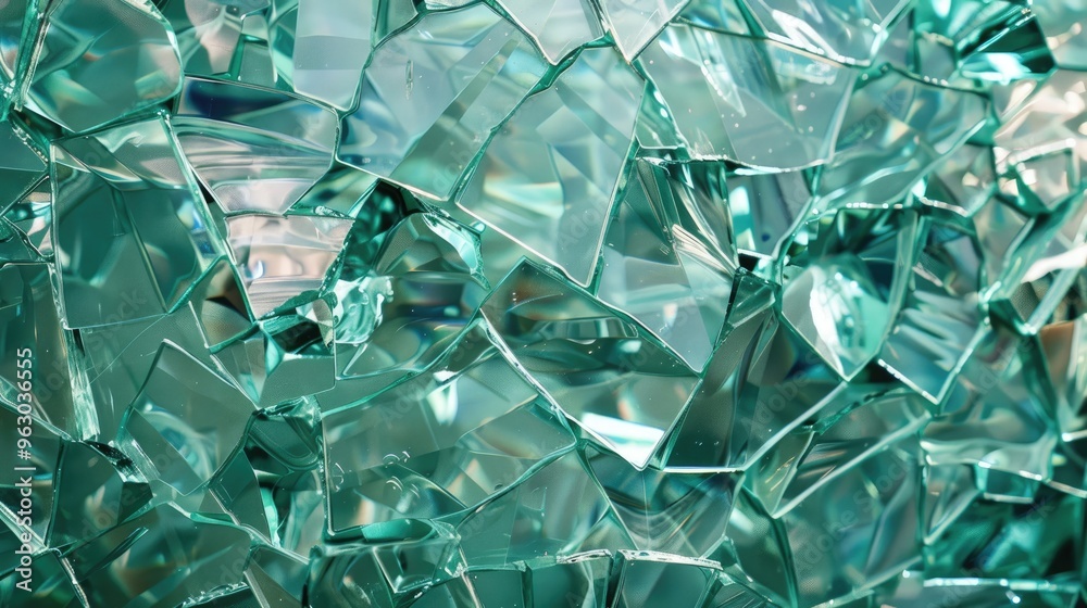 Obraz premium Glass fragments for pattern backdrop