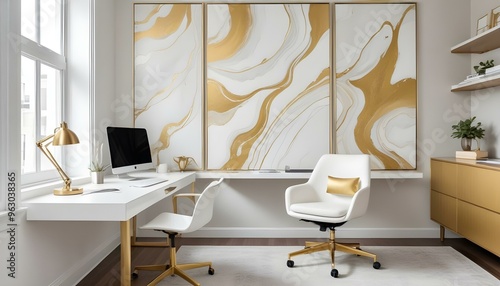 Photo interior modern design room 3d illustration