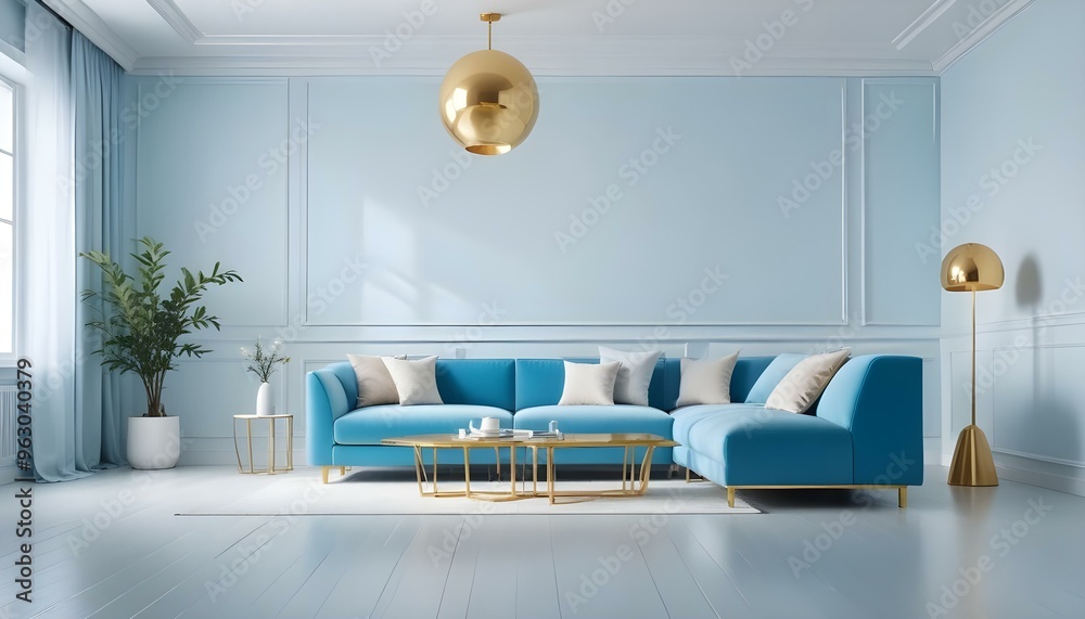 Photo interior modern design room 3d illustration Photo interior modern design room 3d illustration