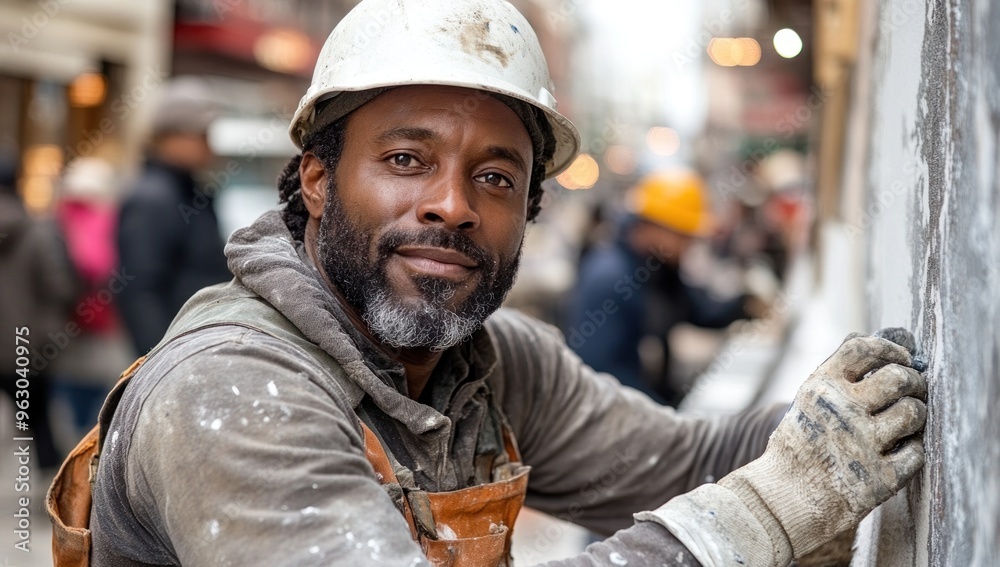 Construction Worker in the City Construction Worker in the City