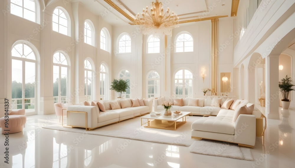 Photo interior modern design room 3d illustration Photo interior modern design room 3d illustration