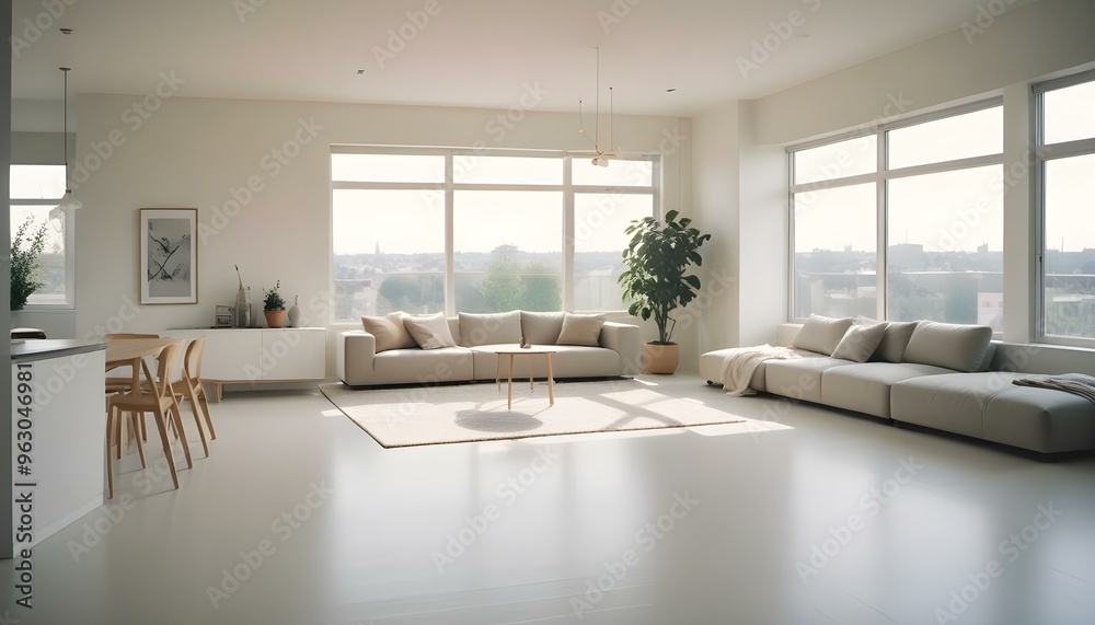 Photo interior modern design room 3d illustration Photo interior modern design room 3d illustration