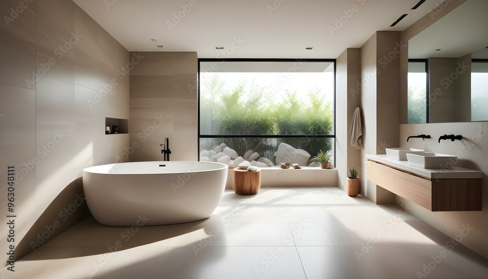 Photo interior modern design room 3d illustration Photo interior modern design room 3d illustration