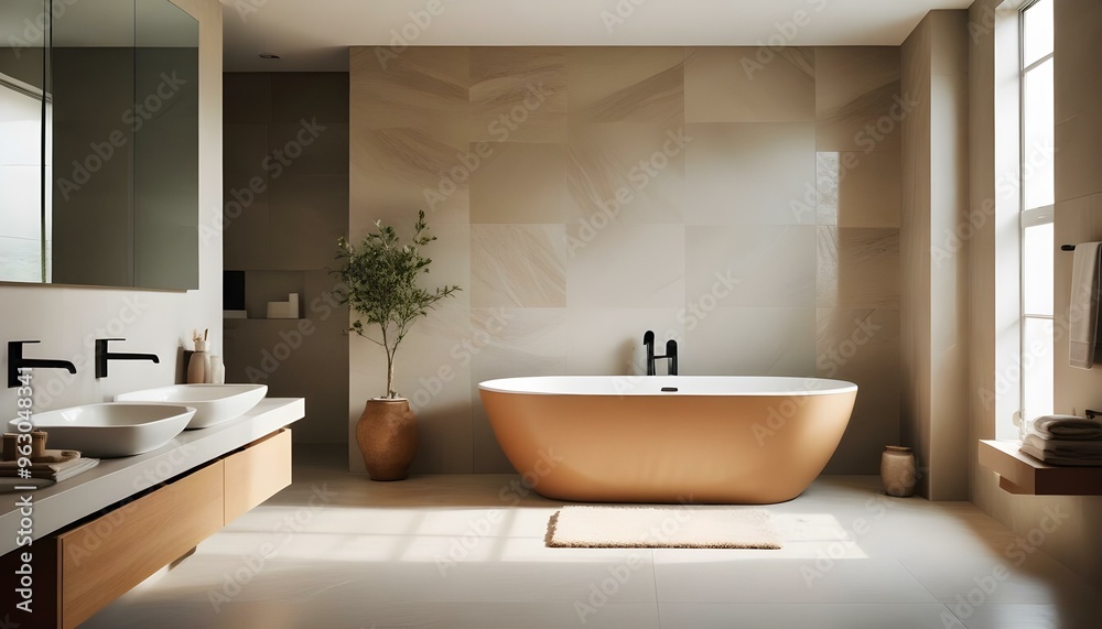 Photo interior modern design room 3d illustration Photo interior modern design room 3d illustration
